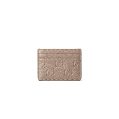 GUCCI GG EMBLEM CARD CASE 815883AAEEM1523 (10*7cm)